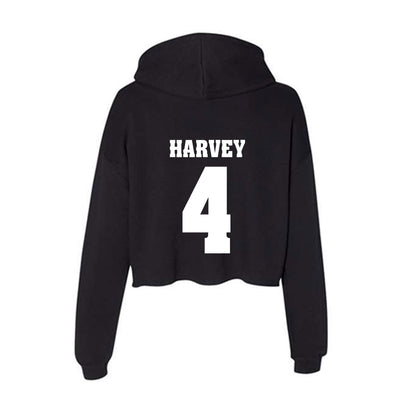 Wisconsin - NCAA Women's Ice Hockey : Caroline Harvey - Classic Shersey Women's Crop Fleece Hoodie-1