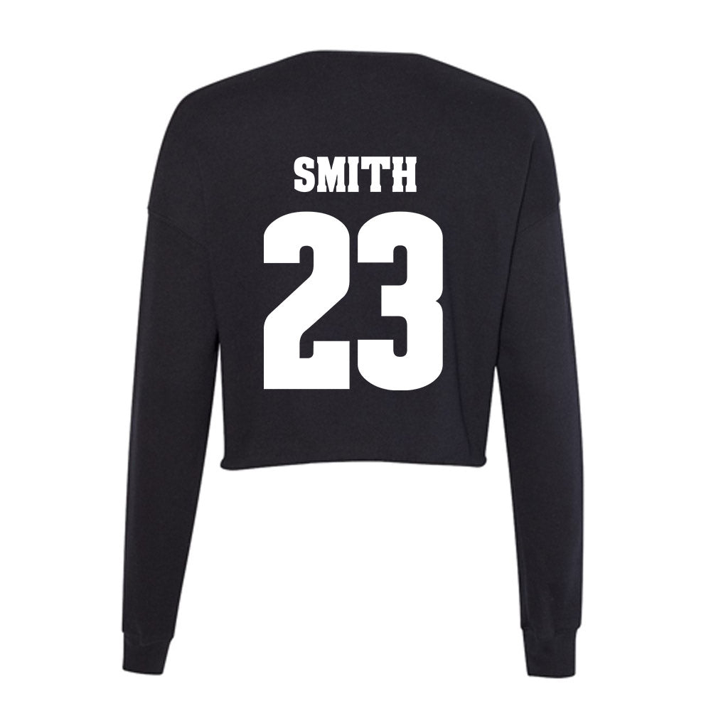 Wisconsin - NCAA Men's Soccer : Will Smith - Classic Shersey Women's Cropped Crew Fleece-1