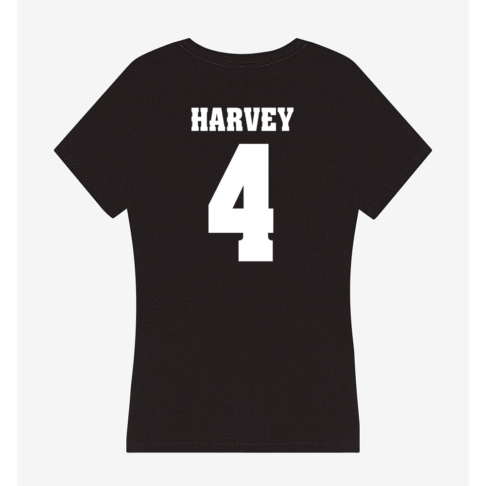 Wisconsin - NCAA Women's Ice Hockey : Caroline Harvey - Classic Shersey Women's V-Neck T-Shirt-1