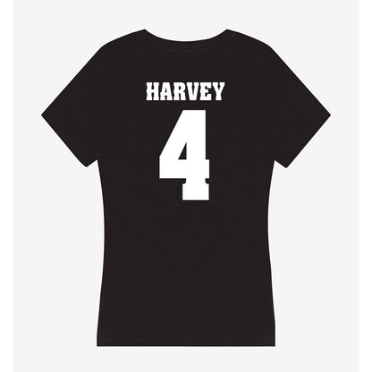 Wisconsin - NCAA Women's Ice Hockey : Caroline Harvey - Classic Shersey Women's V-Neck T-Shirt-1