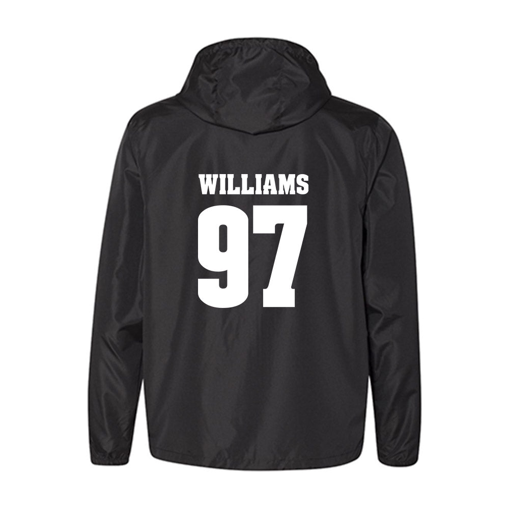 Wisconsin - NCAA Football : jaylen williams - Classic Shersey Windbreaker-1