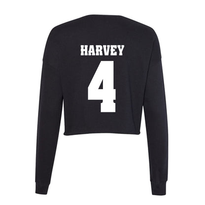 Wisconsin - NCAA Women's Ice Hockey : Caroline Harvey - Classic Shersey Women's Cropped Crew Fleece-1