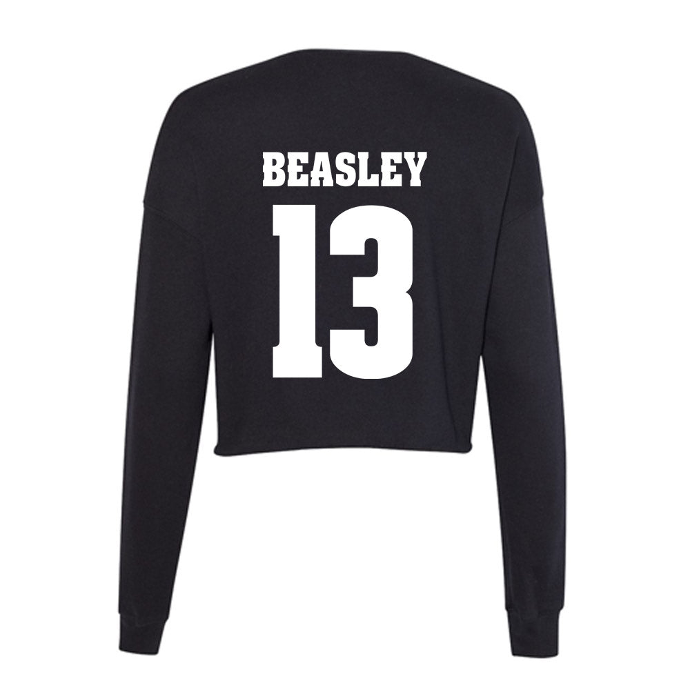 Wisconsin - NCAA Women's Soccer : Sascha Beasley - Classic Shersey Women's Cropped Crew Fleece-1