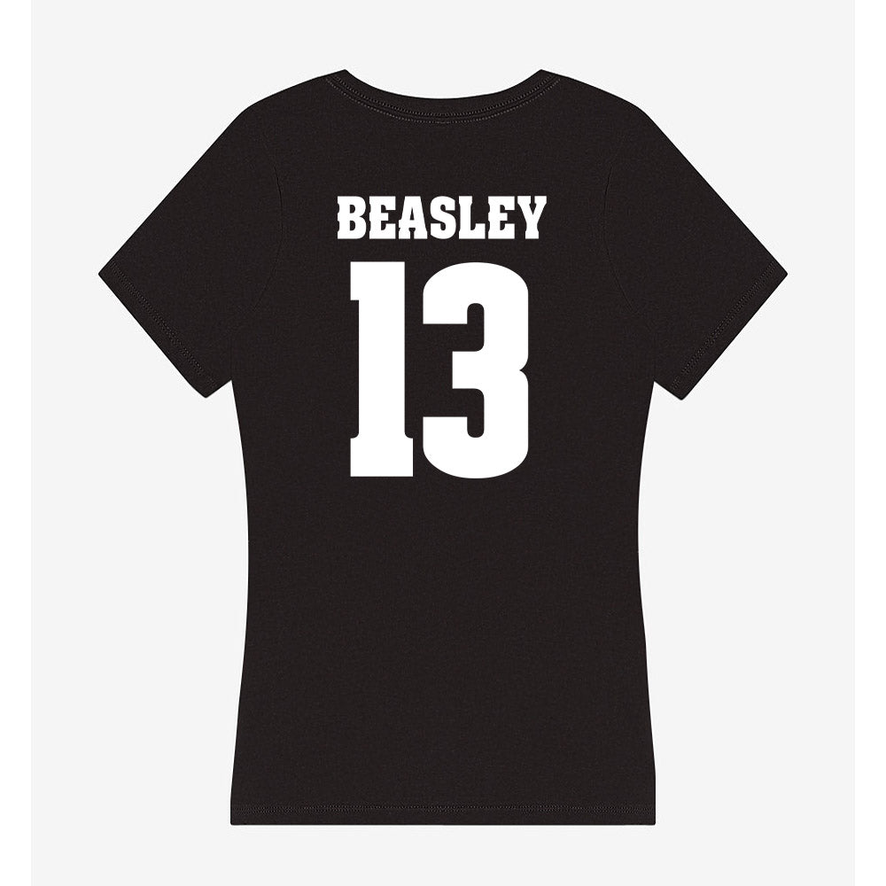 Wisconsin - NCAA Women's Soccer : Sascha Beasley - Classic Shersey Women's V-Neck T-Shirt-1
