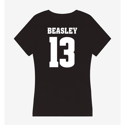 Wisconsin - NCAA Women's Soccer : Sascha Beasley - Classic Shersey Women's V-Neck T-Shirt-1