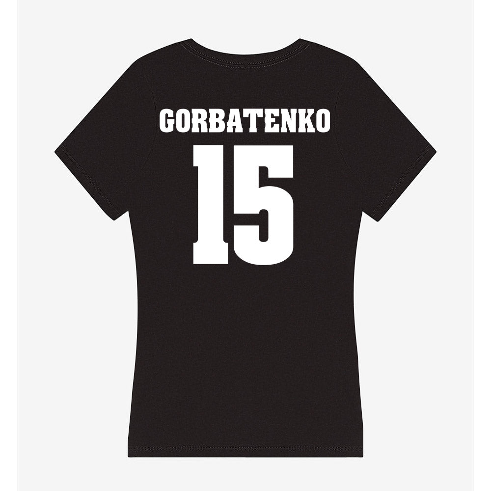 Wisconsin - NCAA Women's Ice Hockey : Nicole Gorbatenko - Classic Shersey Women's V-Neck T-Shirt-1