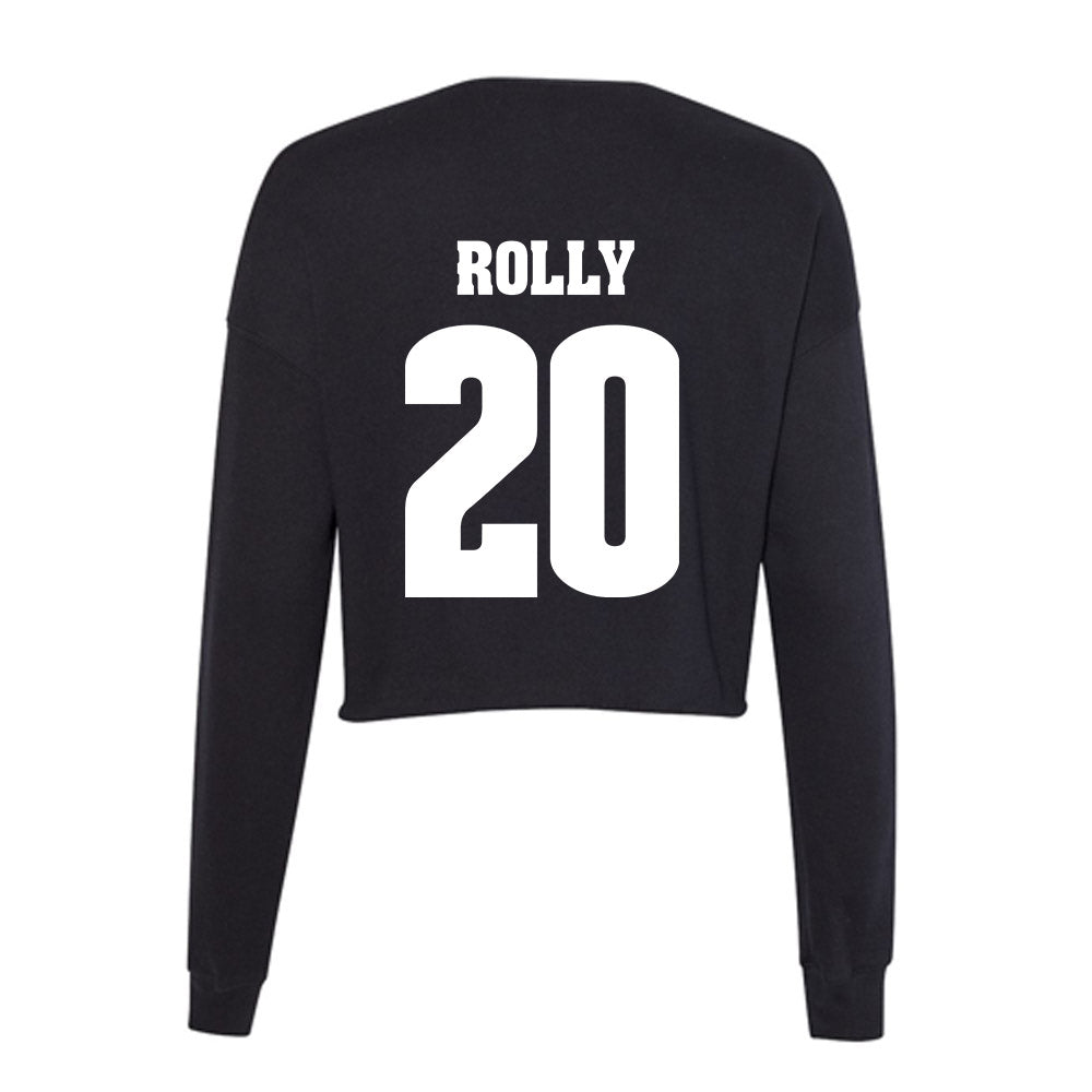 Wisconsin - NCAA Women's Soccer : Calypso Rolly - Classic Shersey Women's Cropped Crew Fleece-1