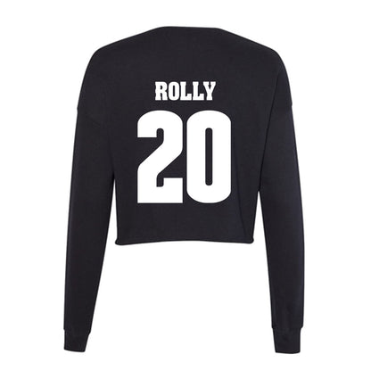 Wisconsin - NCAA Women's Soccer : Calypso Rolly - Classic Shersey Women's Cropped Crew Fleece-1