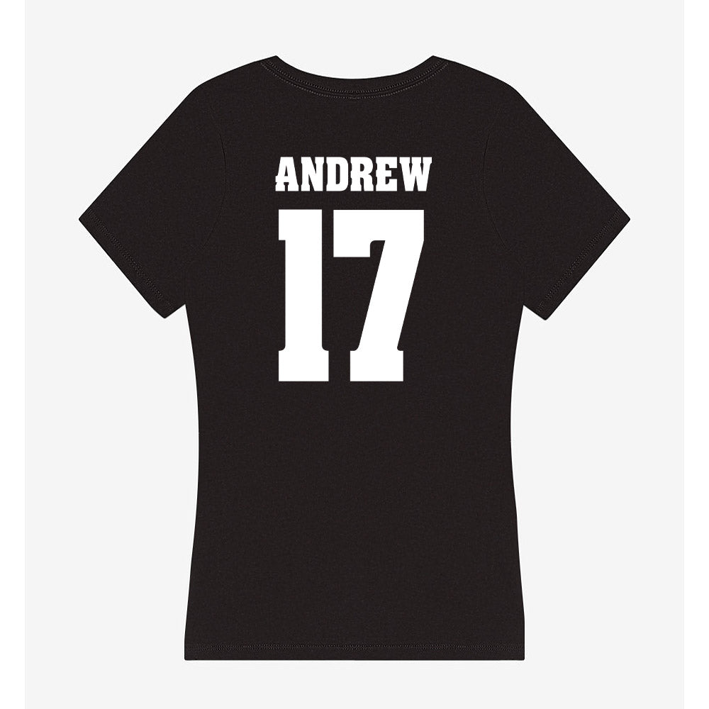 Wisconsin - NCAA Women's Volleyball : Alicia Andrew - Classic Shersey Women's V-Neck T-Shirt-1