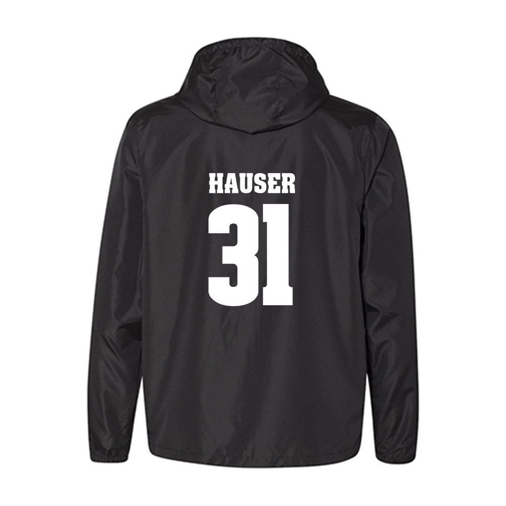 Wisconsin - NCAA Men's Ice Hockey : Daniel Hauser - Classic Shersey Windbreaker-1