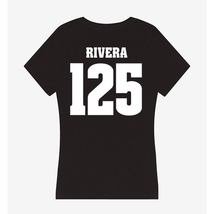 Wisconsin - NCAA Wrestling : Nicolar Rivera - Classic Shersey Women's V-Neck T-Shirt-1