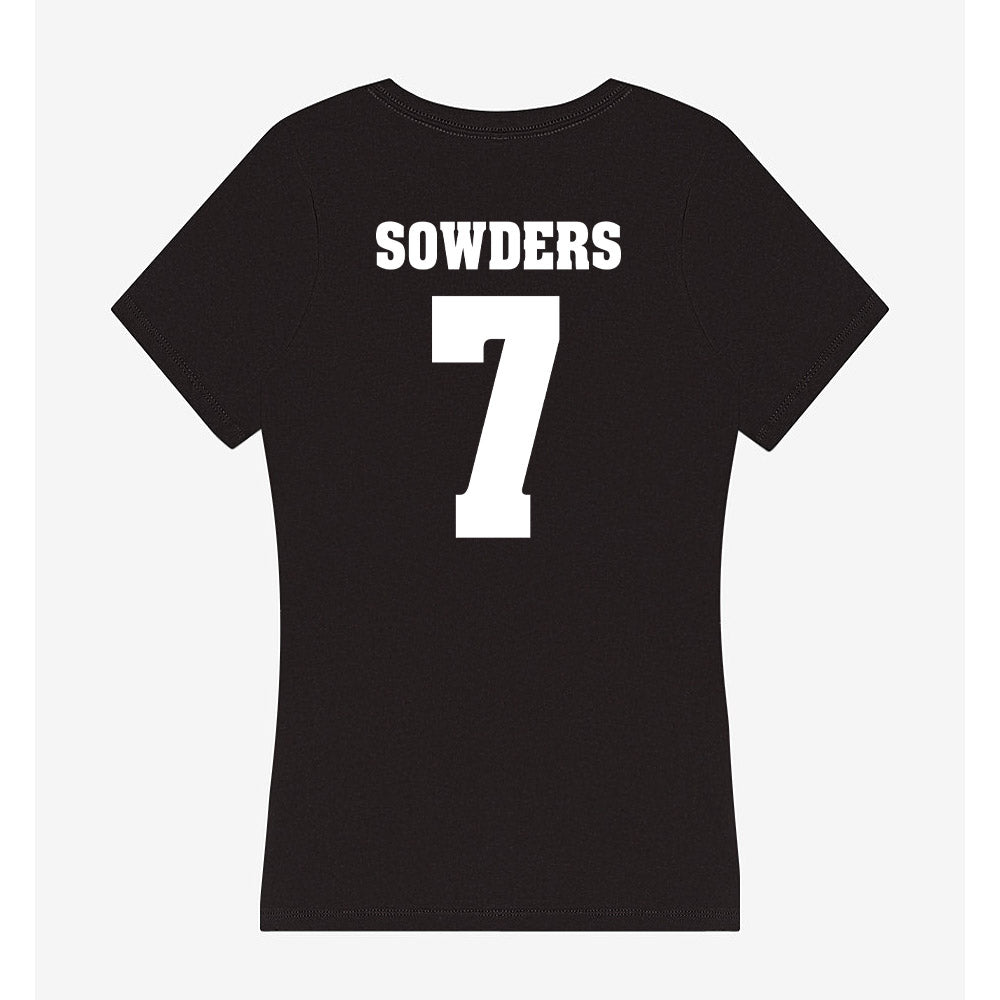 Wisconsin - NCAA Women's Soccer : Mia Sowders - Classic Shersey Women's V-Neck T-Shirt-1