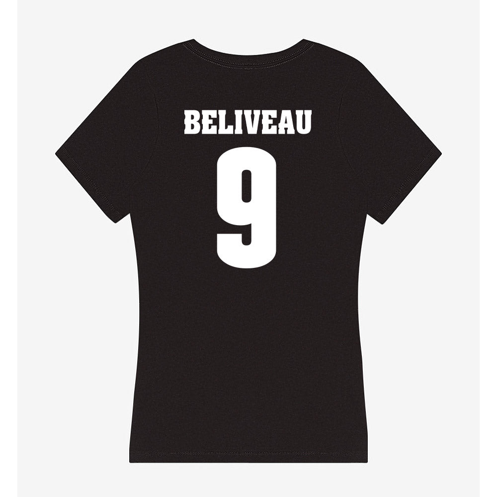 Wisconsin - NCAA Softball : Mattie Beliveau - Classic Shersey Women's V-Neck T-Shirt-1