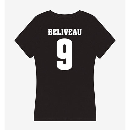 Wisconsin - NCAA Softball : Mattie Beliveau - Classic Shersey Women's V-Neck T-Shirt-1