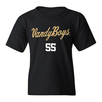 Vanderbilt - NCAA Baseball : Max Jensen - Youth T-Shirt-0