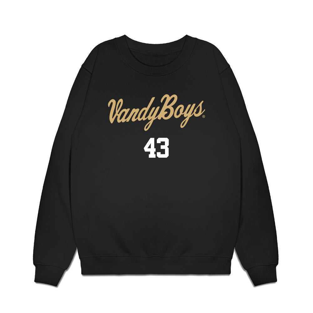 Vanderbilt - NCAA Baseball : Matthew Shorey - Premium Crewneck Sweatshirt-0