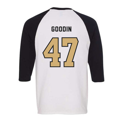 Vanderbilt - NCAA Baseball : Tommy Goodin - Raglan Quarter Sleeve T-Shirt-1