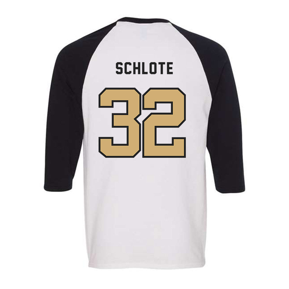 Vanderbilt - NCAA Baseball : Nate Schlote - Raglan Quarter Sleeve T-Shirt-1
