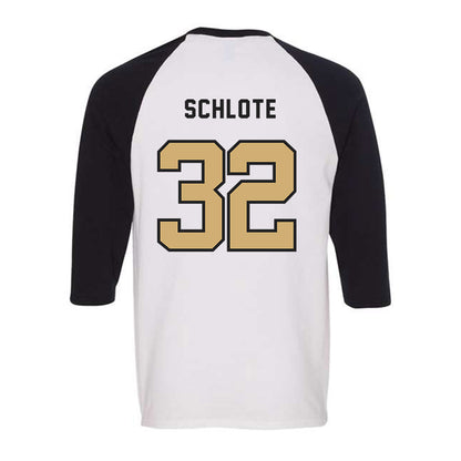 Vanderbilt - NCAA Baseball : Nate Schlote - Raglan Quarter Sleeve T-Shirt-1