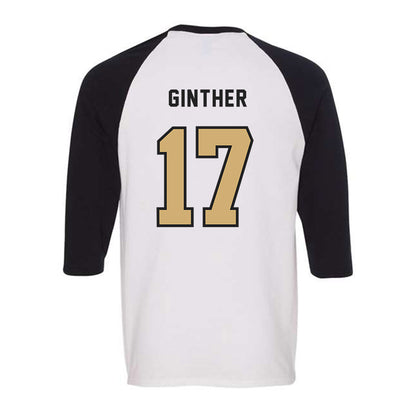 Vanderbilt - NCAA Baseball : Ryan Ginther - Raglan Quarter Sleeve T-Shirt-1