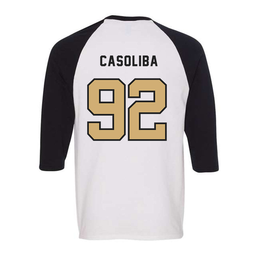 Vanderbilt - NCAA Baseball : Adria Casoliba - Raglan Quarter Sleeve T-Shirt-1