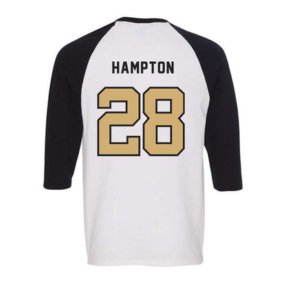 Vanderbilt - NCAA Baseball : Will Hampton - Raglan Quarter Sleeve T-Shirt-1