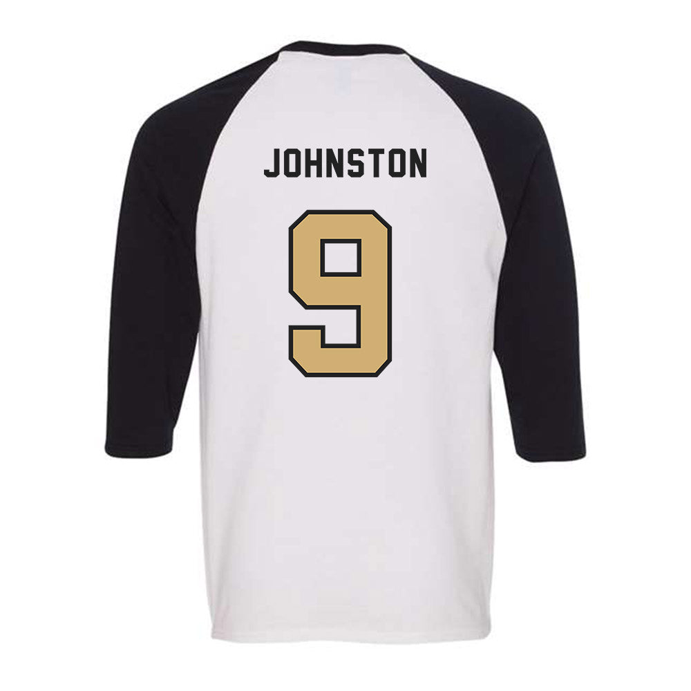 Vanderbilt - NCAA Baseball : Brodie Johnston - Raglan Quarter Sleeve T-Shirt-1