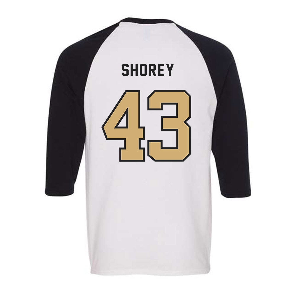 Vanderbilt - NCAA Baseball : Matthew Shorey - Raglan Quarter Sleeve T-Shirt-1