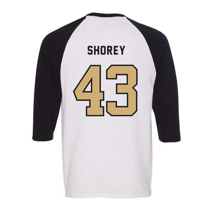 Vanderbilt - NCAA Baseball : Matthew Shorey - Raglan Quarter Sleeve T-Shirt-1