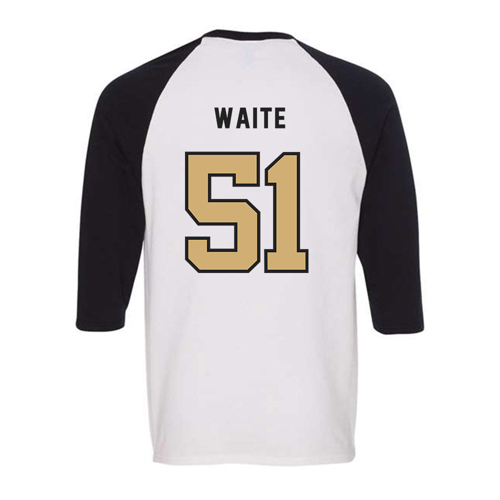 Vanderbilt - NCAA Baseball : Ryker Waite - Raglan Quarter Sleeve T-Shirt-1