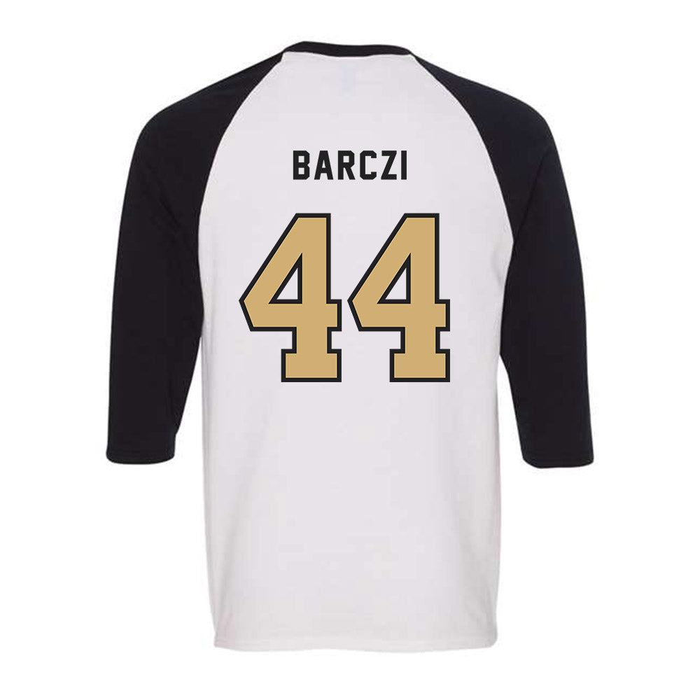 Vanderbilt - NCAA Baseball : Colin Barczi - Raglan Quarter Sleeve T-Shirt-1
