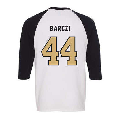 Vanderbilt - NCAA Baseball : Colin Barczi - Raglan Quarter Sleeve T-Shirt-1