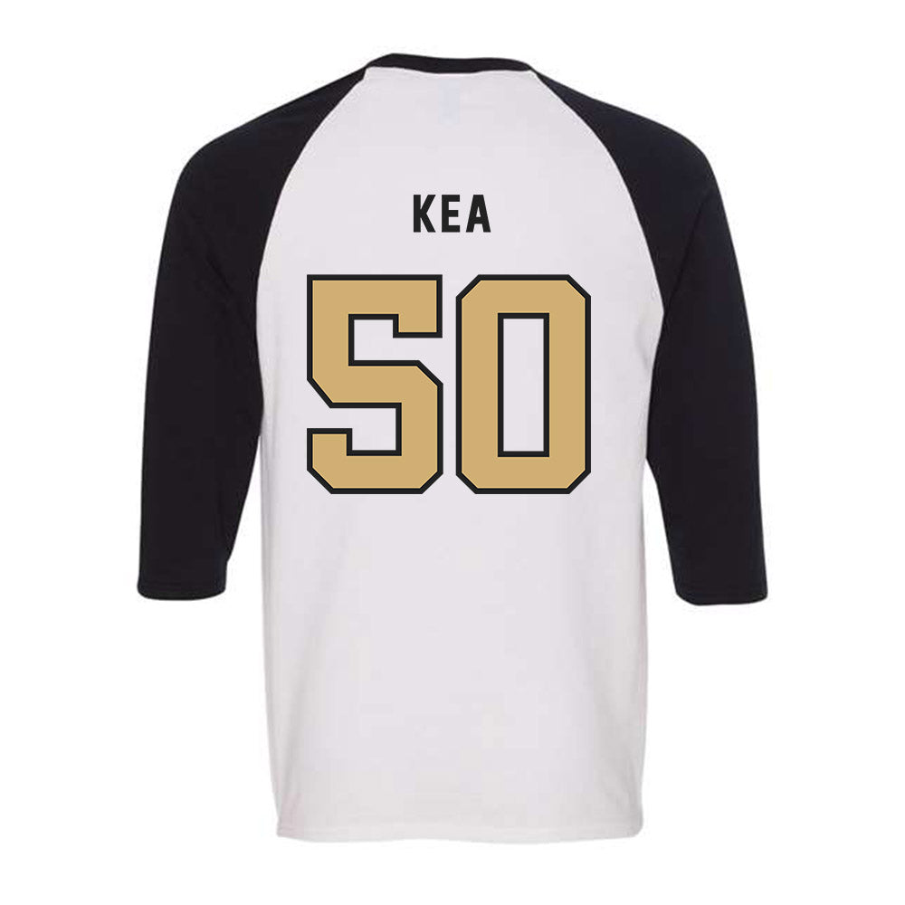 Vanderbilt - NCAA Baseball : Jaydon Kea - Raglan Quarter Sleeve T-Shirt-1