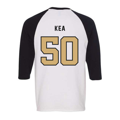 Vanderbilt - NCAA Baseball : Jaydon Kea - Raglan Quarter Sleeve T-Shirt-1