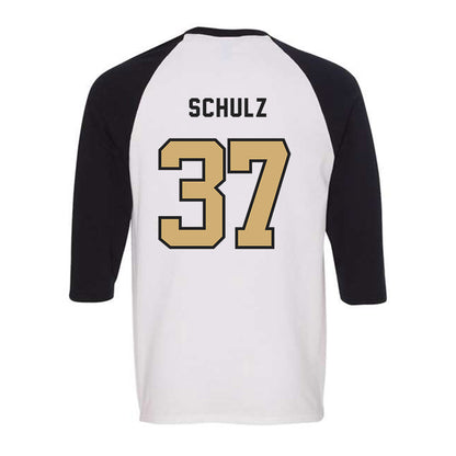Vanderbilt - NCAA Baseball : Jakob Schulz - Raglan Quarter Sleeve T-Shirt-1