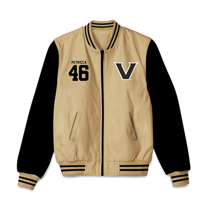 Vanderbilt - NCAA Baseball : Roman Petricca - Bomber Jacket-0