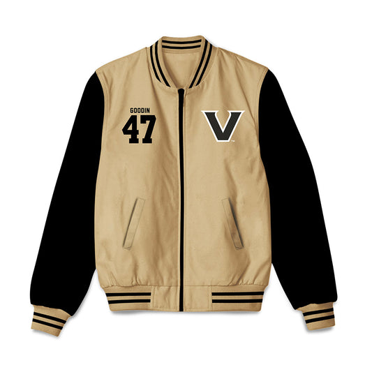 Vanderbilt - NCAA Baseball : Tommy Goodin - Bomber Jacket-0