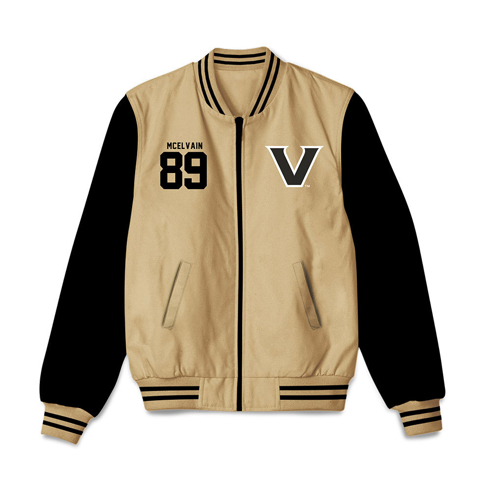 Vanderbilt - NCAA Baseball : Ethan McElvain - Bomber Jacket-0