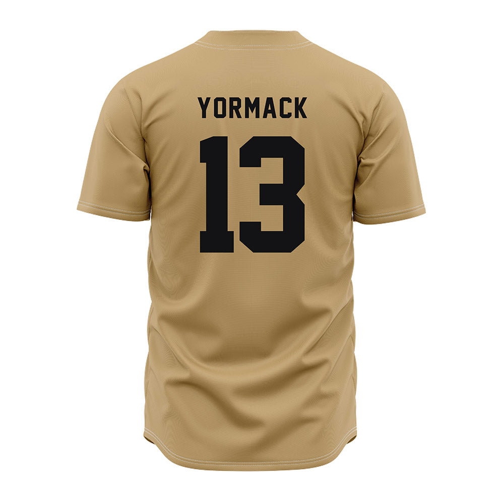 Vanderbilt - NCAA Baseball : Derek Yormack - Vandyboys Jersey-1