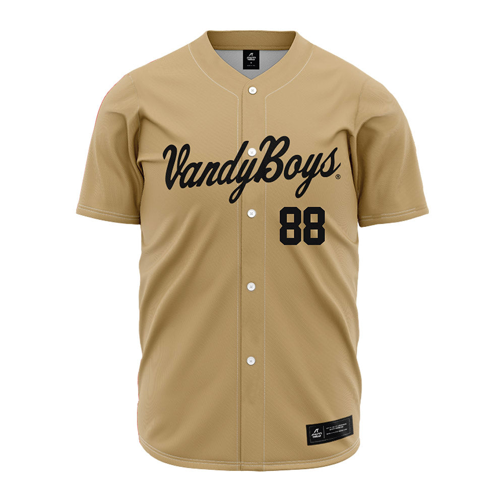 Vanderbilt - NCAA Baseball : Wyatt Nadeau - Vandyboys Jersey-0