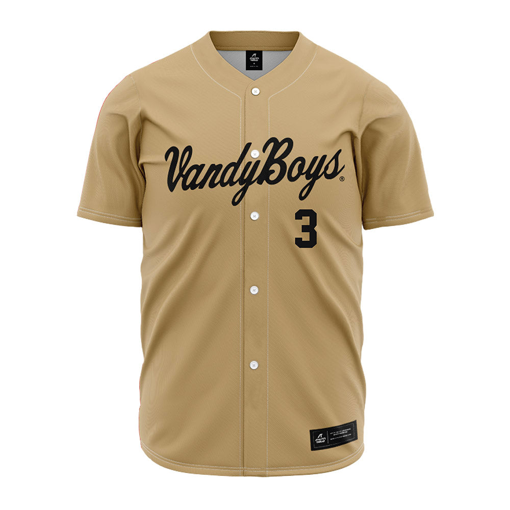 Vanderbilt - NCAA Baseball : Jayden Davis - Vandyboys Jersey-0