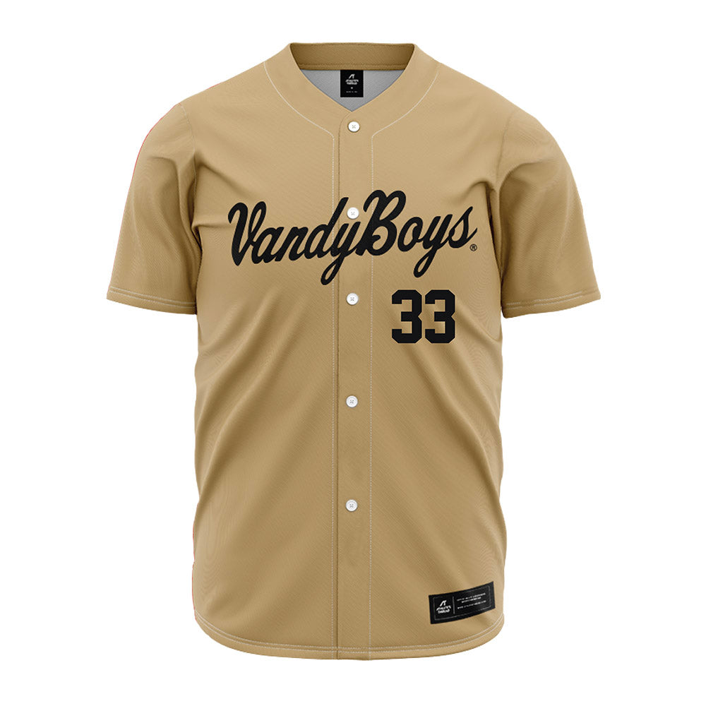Vanderbilt - NCAA Baseball : Luke Guth - Vandyboys Jersey-0