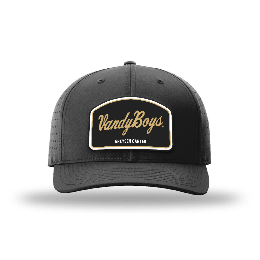 Vanderbilt - NCAA Baseball : Greysen Carter - Vandyboys Laser Performance Snapback Cap-0