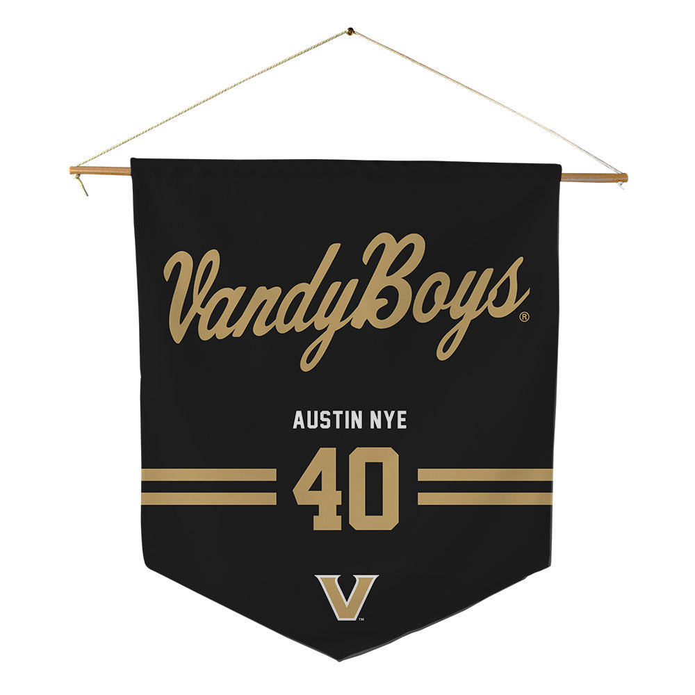 Vanderbilt - NCAA Baseball : Austin Nye - Pennant - 18" x 21"-0