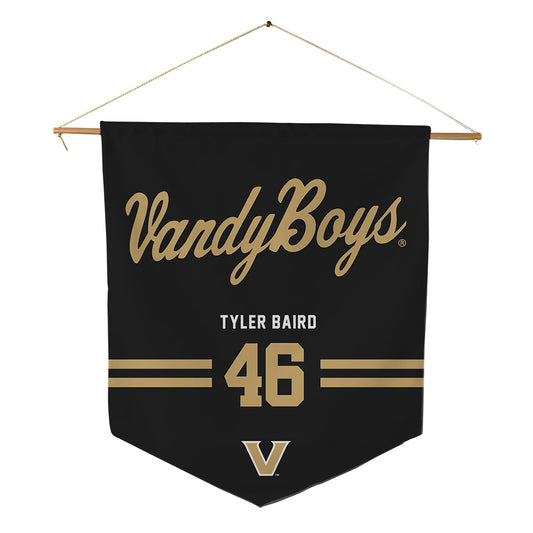 Vanderbilt - NCAA Baseball : Tyler Baird - Pennant - 18" x 21"-0