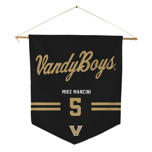 Vanderbilt - NCAA Baseball : Mike Mancini - Pennant - 18" x 21"-0