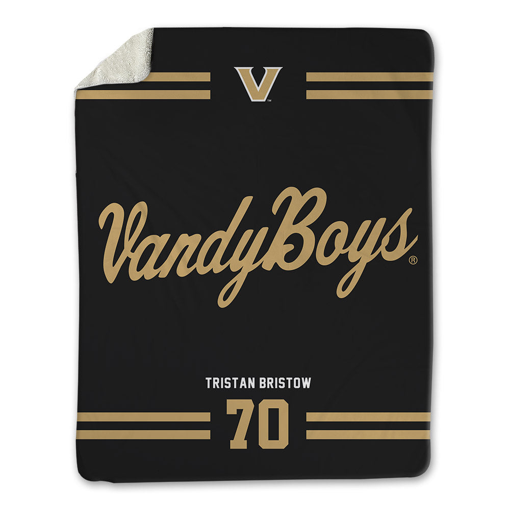 Vanderbilt - NCAA Baseball : Tristan Bristow - Vandyboys Blanket-0