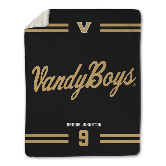 Vanderbilt - NCAA Baseball : Brodie Johnston - Vandyboys Blanket-0