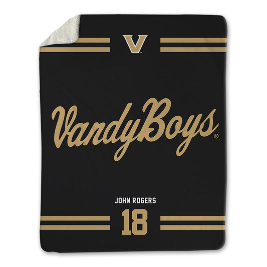 Vanderbilt - NCAA Baseball : John Rogers - Vandyboys Blanket-0