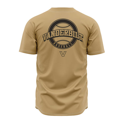 Vanderbilt - NCAA Baseball : Jaydon Kea - Gold Jersey-1